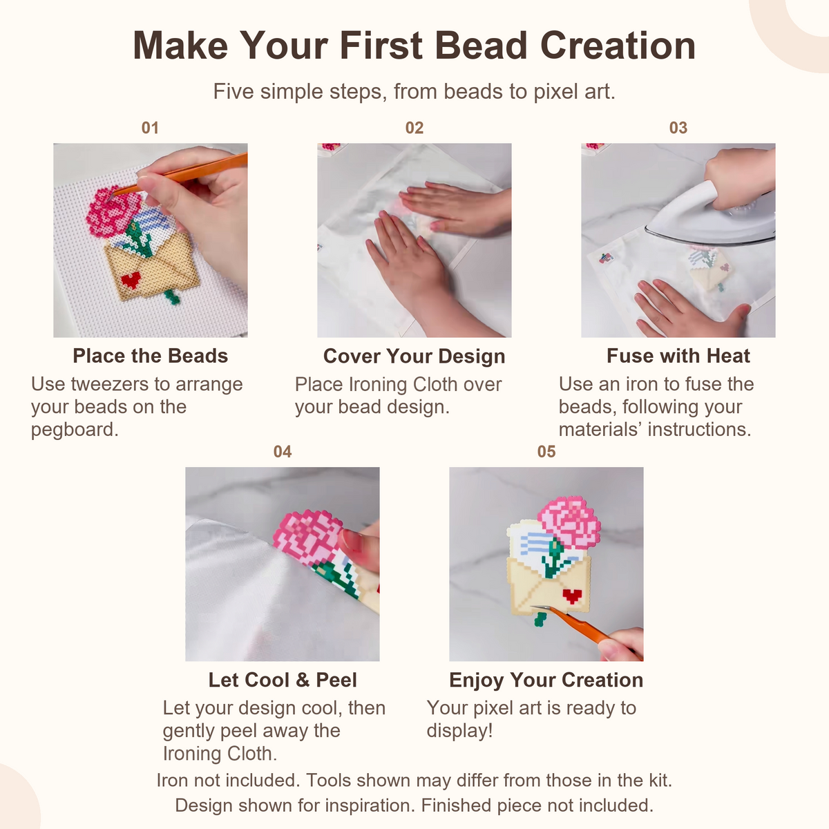 72-Color Mini Fuse Bead Creative Kit – 2.6mm