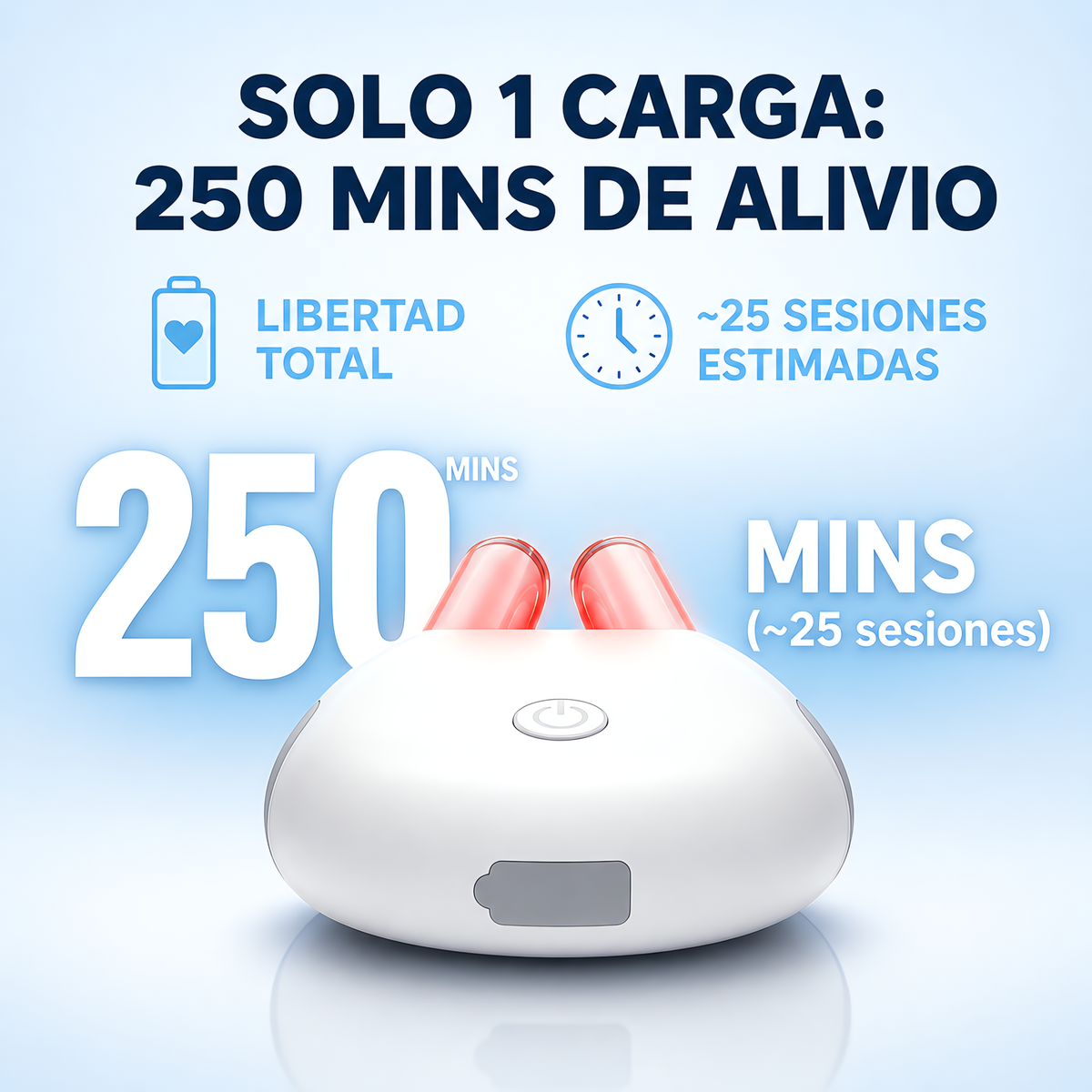 Portable Red Light & Infrared Nasal Therapy Device – Rechargeable Nasal Care