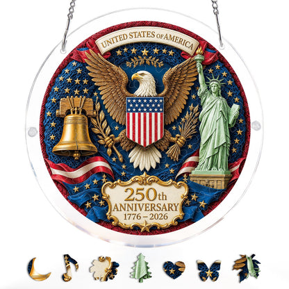 Glory of America Light Suncatcher-Acrylic Window Art