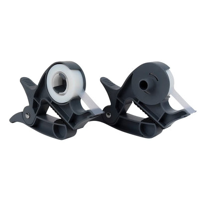 Tabletop Gift Wrapping Paper Holder with Built-In Tape Dispenser