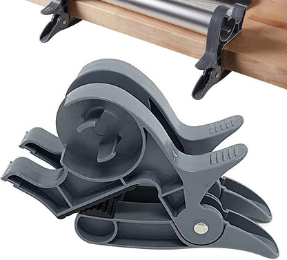 Tabletop Gift Wrapping Paper Holder with Built-In Tape Dispenser