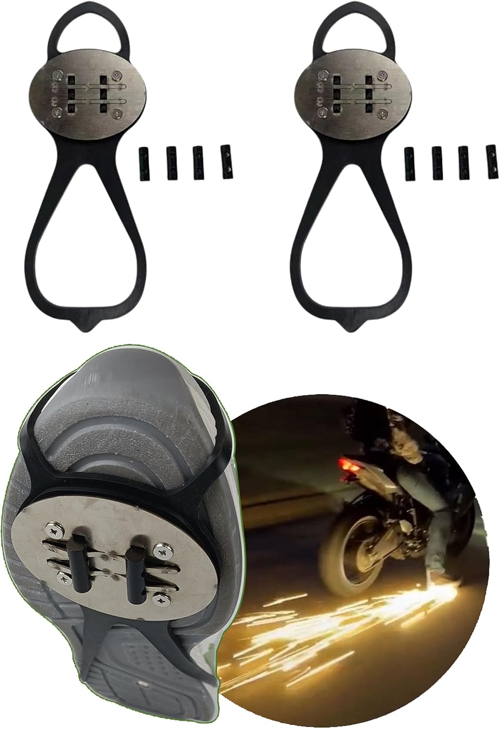 Bicycle Shoe Spark Pads for Cycling & Skating