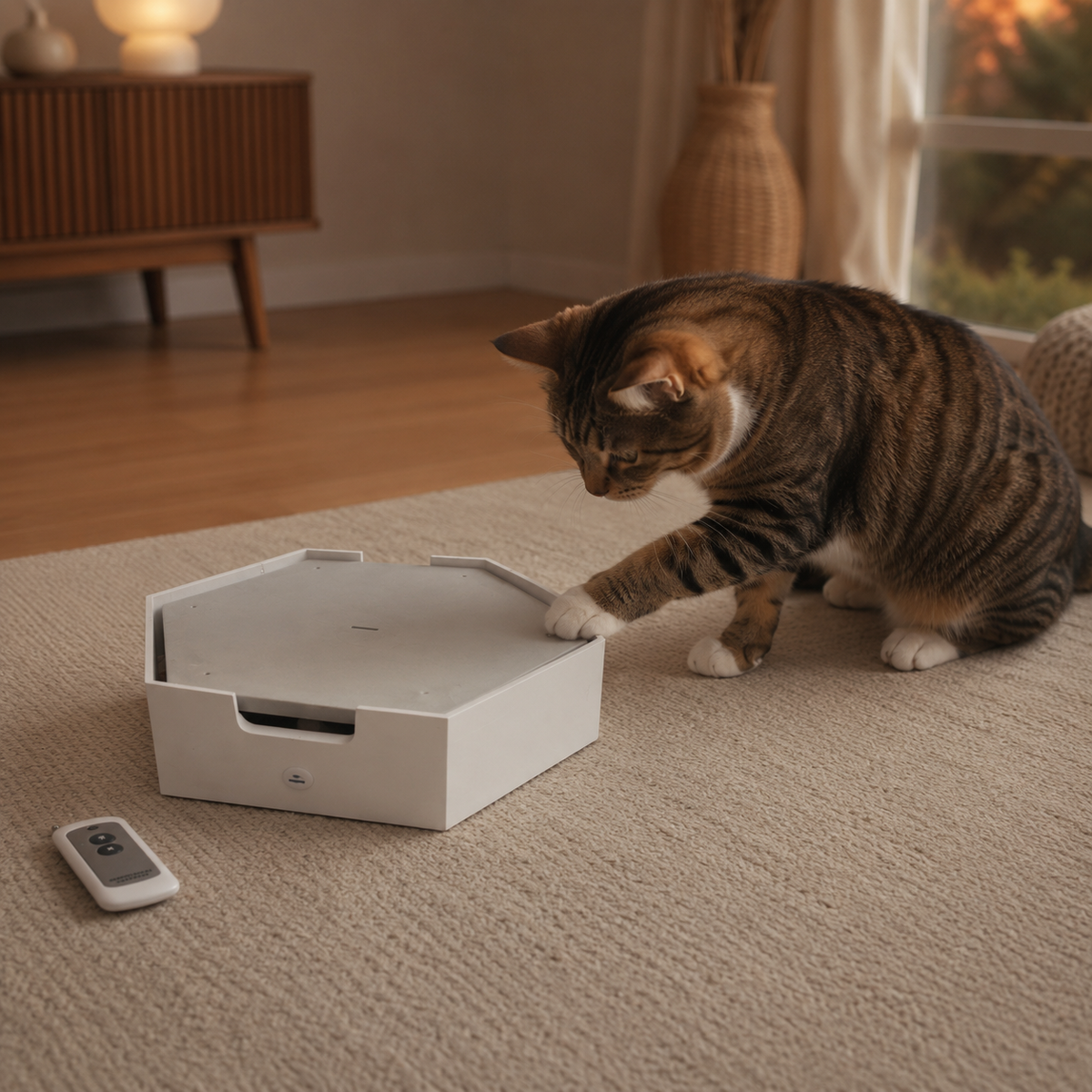 🐱 Interactive Dripping Water Cat Fountain & Toy – Rechargeable Pet Water Dispenser with Quiet Pump and Filtration System