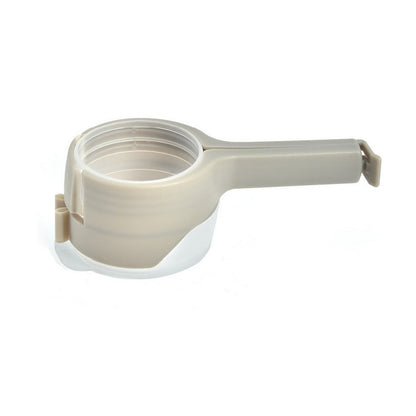Reusable Food Bag Sealing Clips with Flip-Top Pouring Spout for Snacks, Cereal, Nuts and Pet Food