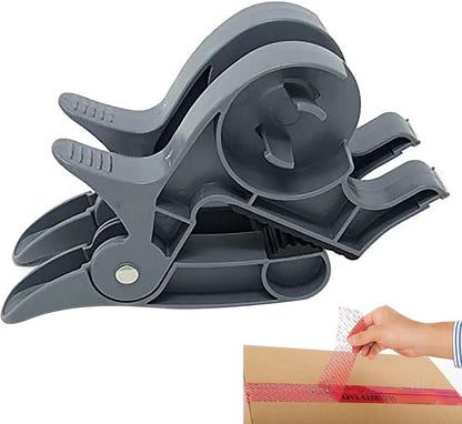 Tabletop Gift Wrapping Paper Holder with Built-In Tape Dispenser