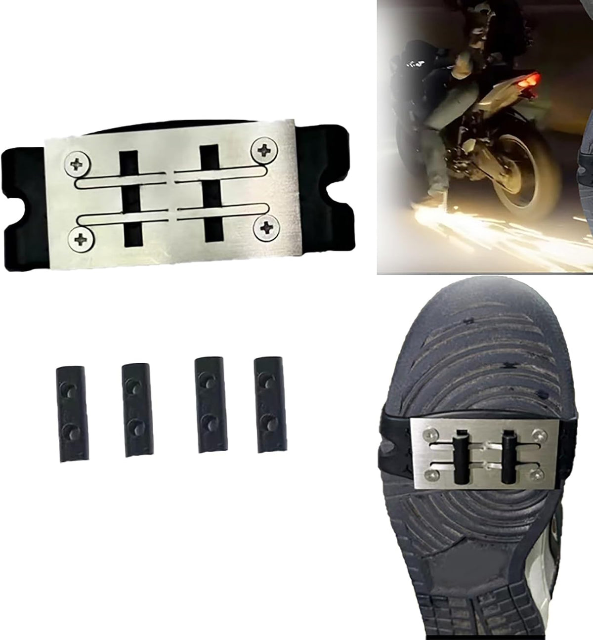 Bicycle Shoe Spark Pads for Cycling & Skating