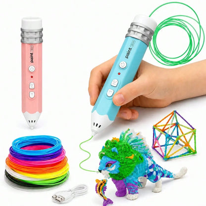Rechargeable Low-Temperature 3D Printing Pen