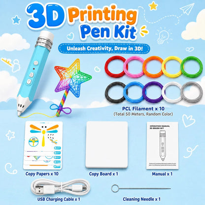 Rechargeable Low-Temperature 3D Printing Pen
