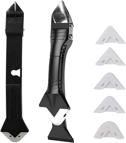 🛠️Silicone Caulking Tool Set – Reusable Sealant Finishing Tool with 5 Replaceable Smoothing Tips
