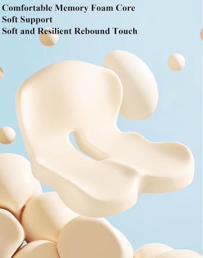Ergonomic Memory Foam Back and Seat Cushion