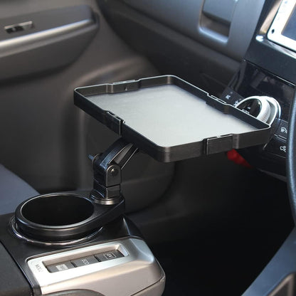 🚗 Multifunctional Car Cup Holder Tray Table – Foldable Food Tray & Adjustable Drink Holder