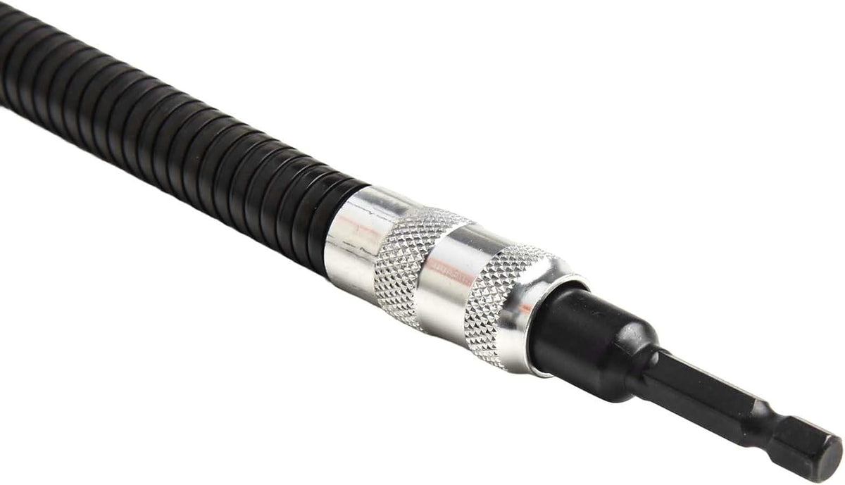 🔧 90° Right Angle Drill Attachment with Flexible Extension Shaft for Tight Spaces