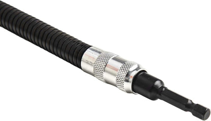 🔧 90° Right Angle Drill Attachment with Flexible Extension Shaft for Tight Spaces