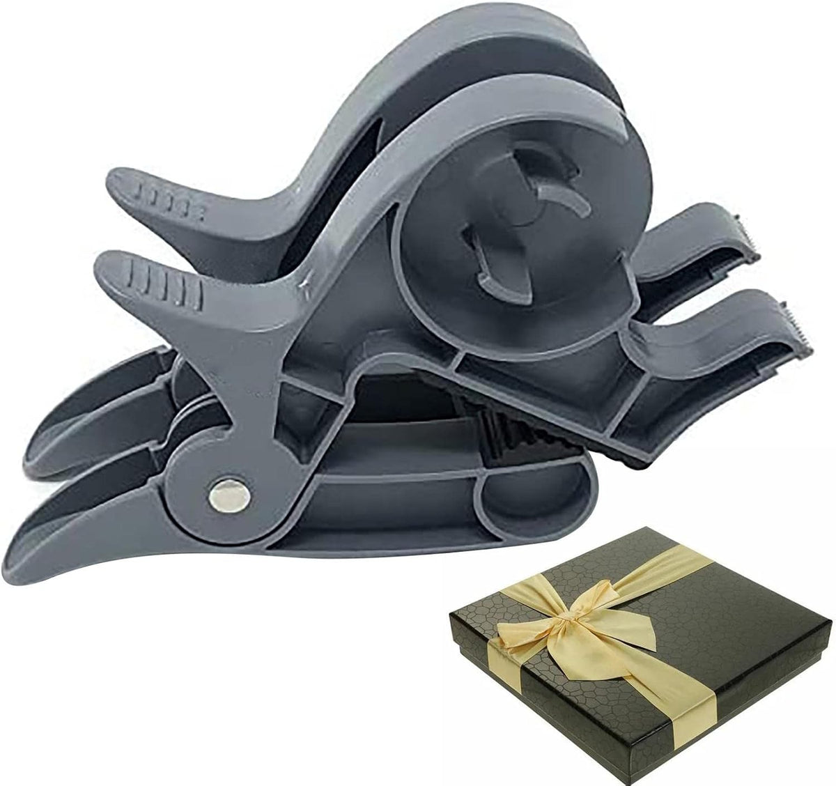 Tabletop Gift Wrapping Paper Holder with Built-In Tape Dispenser