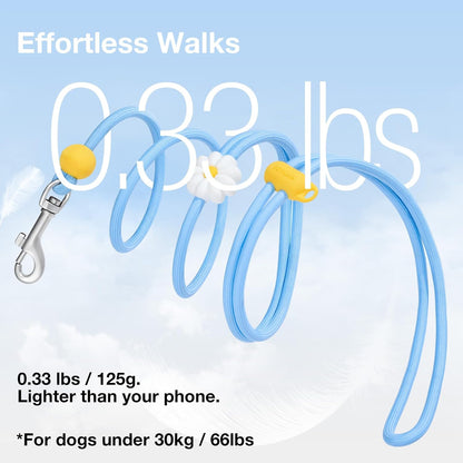 🐕 Hands-Free Dog Leash – Adjustable 3-Way Rope Leash with Waste Bag Dispenser