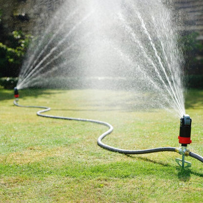 360° Rotating Multi-Pattern Garden Sprinkler – Adjustable Lawn & Garden Watering Tool
