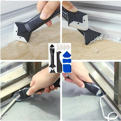 🛠️Silicone Caulking Tool Set – Reusable Sealant Finishing Tool with 5 Replaceable Smoothing Tips