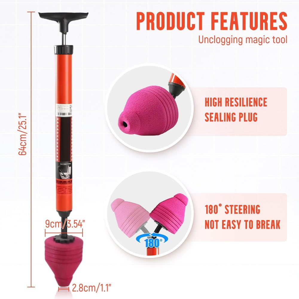 High-Pressure Drain Plunger