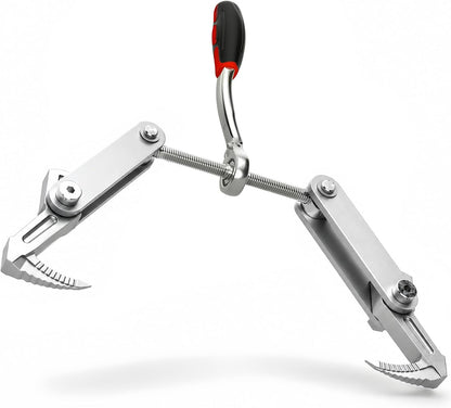 Beam Puller Tool, 4.53 in Ratchet Wall Puller, Galvanized