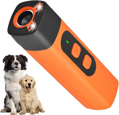 Rechargeable Dog Barking Training Device with LED Flashlight