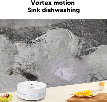 🧼 Portable Mini Dishwasher – USB Rechargeable & Timed Cleaning