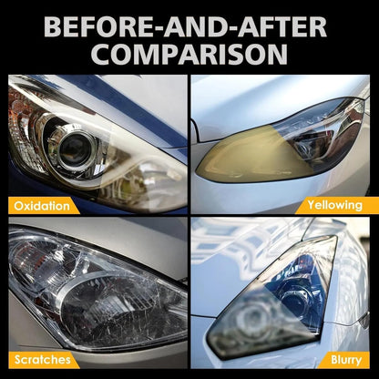 🚗Car Headlight Restoration Kit-Yellowing & Oxidation Remover