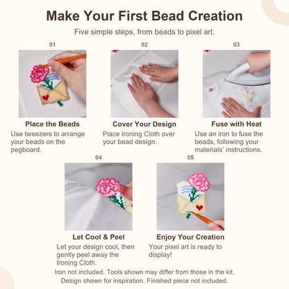 72-Color Mini Fuse Bead Creative Kit – 2.6mm