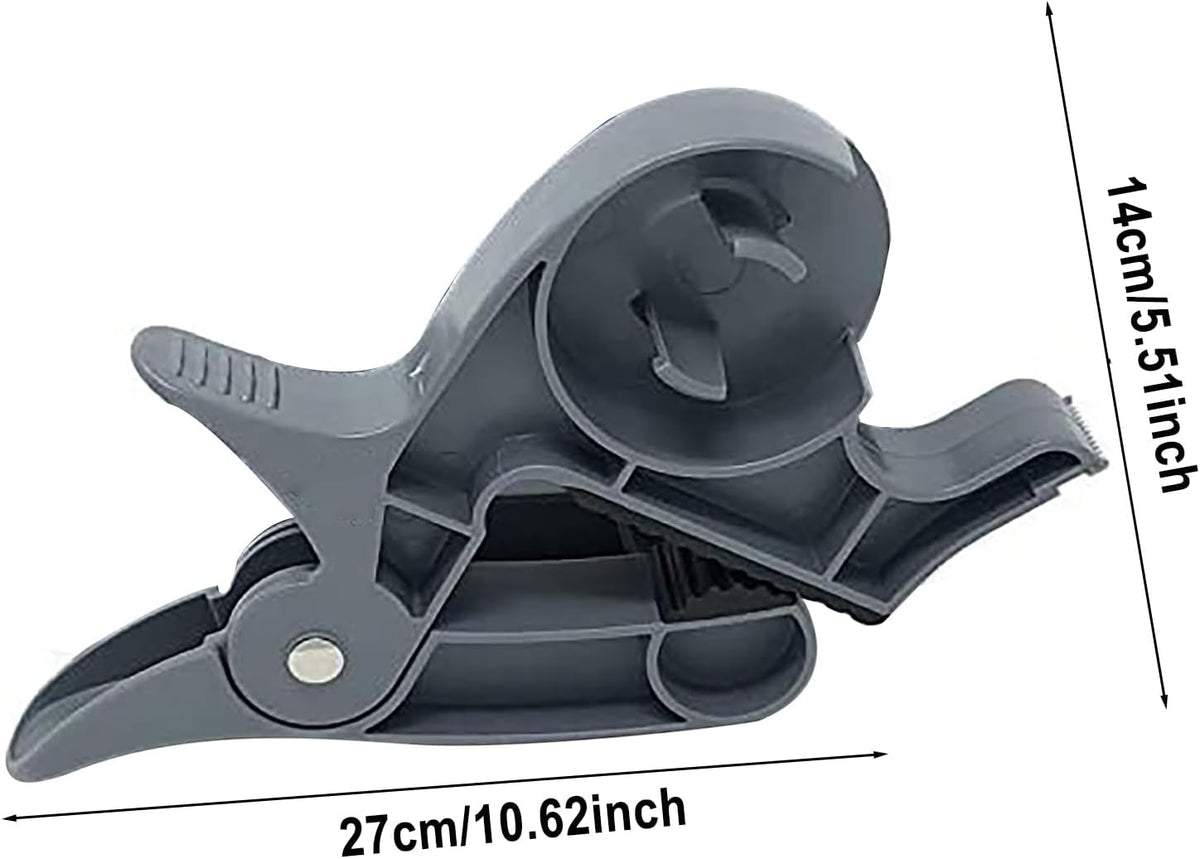Tabletop Gift Wrapping Paper Holder with Built-In Tape Dispenser