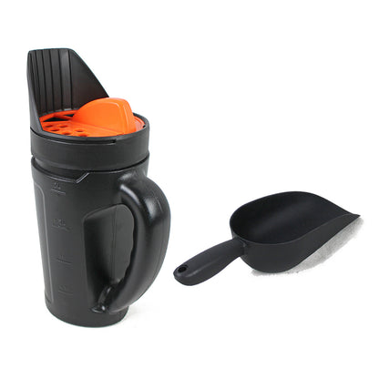 🌱Handheld Seed, Fertiliser & Salt Spreader 1L with Adjustable Flow Control