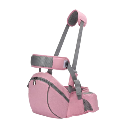 👶Ergonomic Baby Hip Seat Carrier – Adjustable Waist Belt, Padded Shoulder Strap & Storage Pockets 🍼