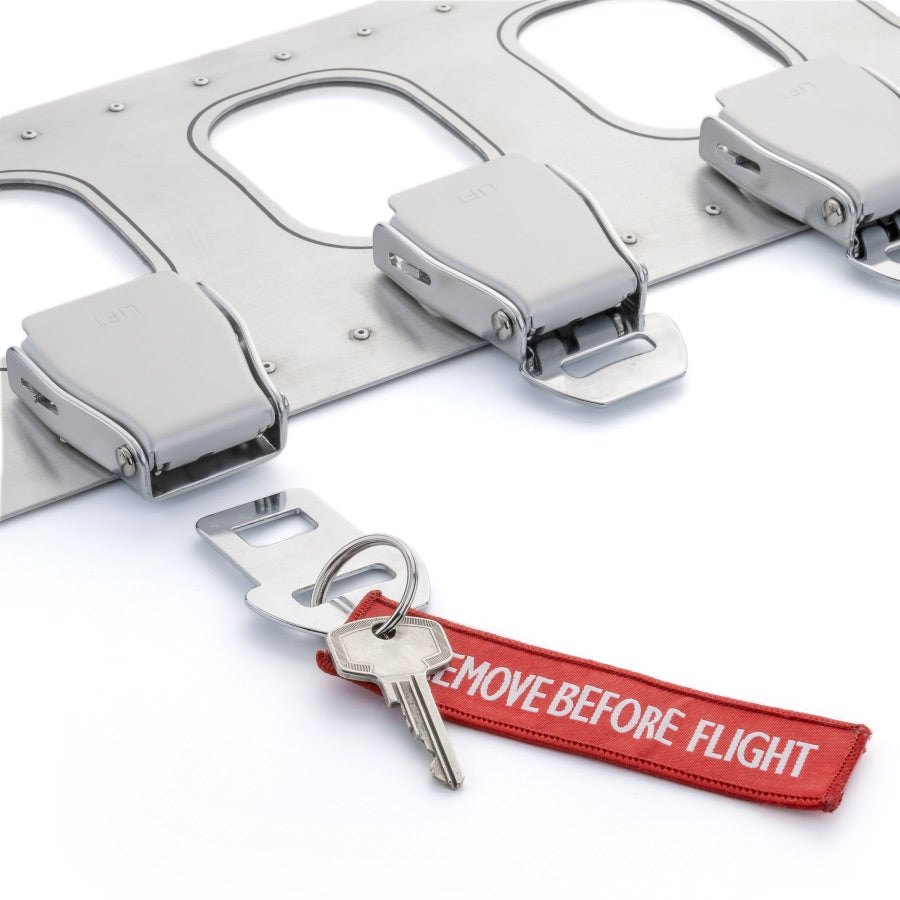 Aviation Seatbelt Buckle Key Holder