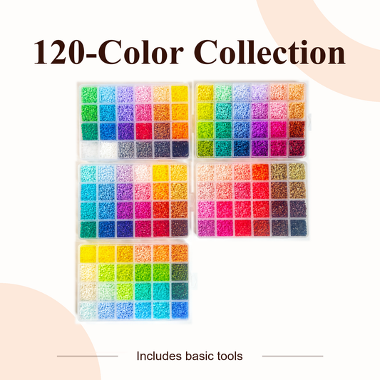120-Color Mini Fuse Bead Kit – 2.6mm