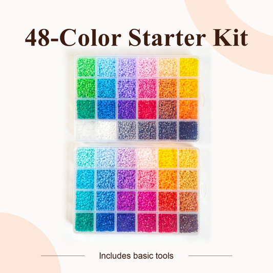 48-Color Mini Fuse Bead Starter Kit – 2.6mm