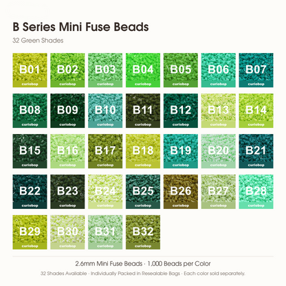 B Series Mini Fuse Bead Refills — 2.6mm | 1,000 per Color
