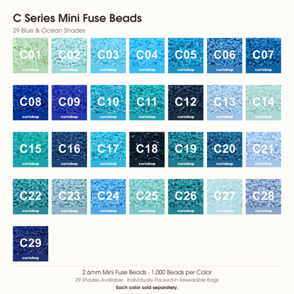 C Series Mini Fuse Bead Refills — 2.6mm | 1,000 per Color