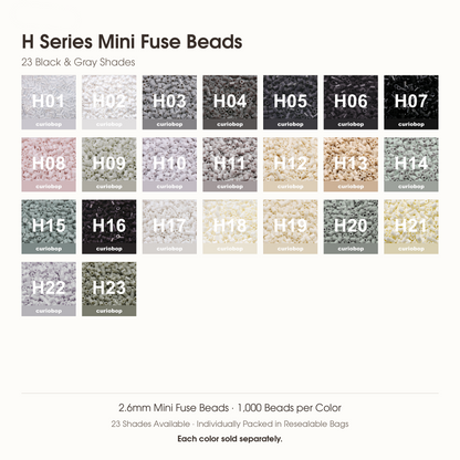 H Series Mini Fuse Bead Refills — 2.6mm | 1,000 per Color