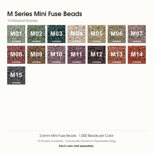 M Series Mini Fuse Bead Refills — 2.6mm | 1,000 per Color