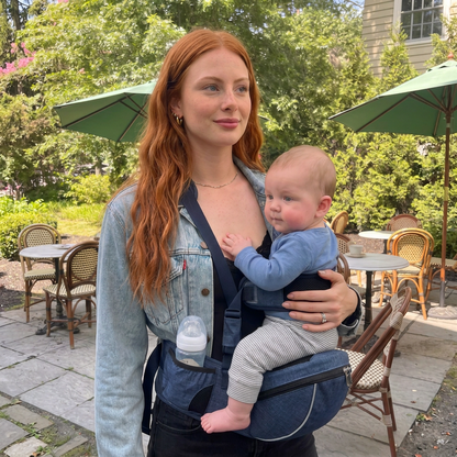 👶Ergonomic Baby Hip Seat Carrier – Adjustable Waist Belt, Padded Shoulder Strap & Storage Pockets 🍼